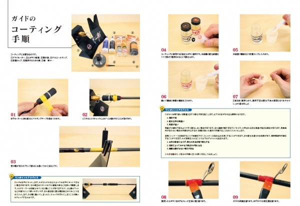 当社オリジナル教習本 ロッドビルディングガイドブック